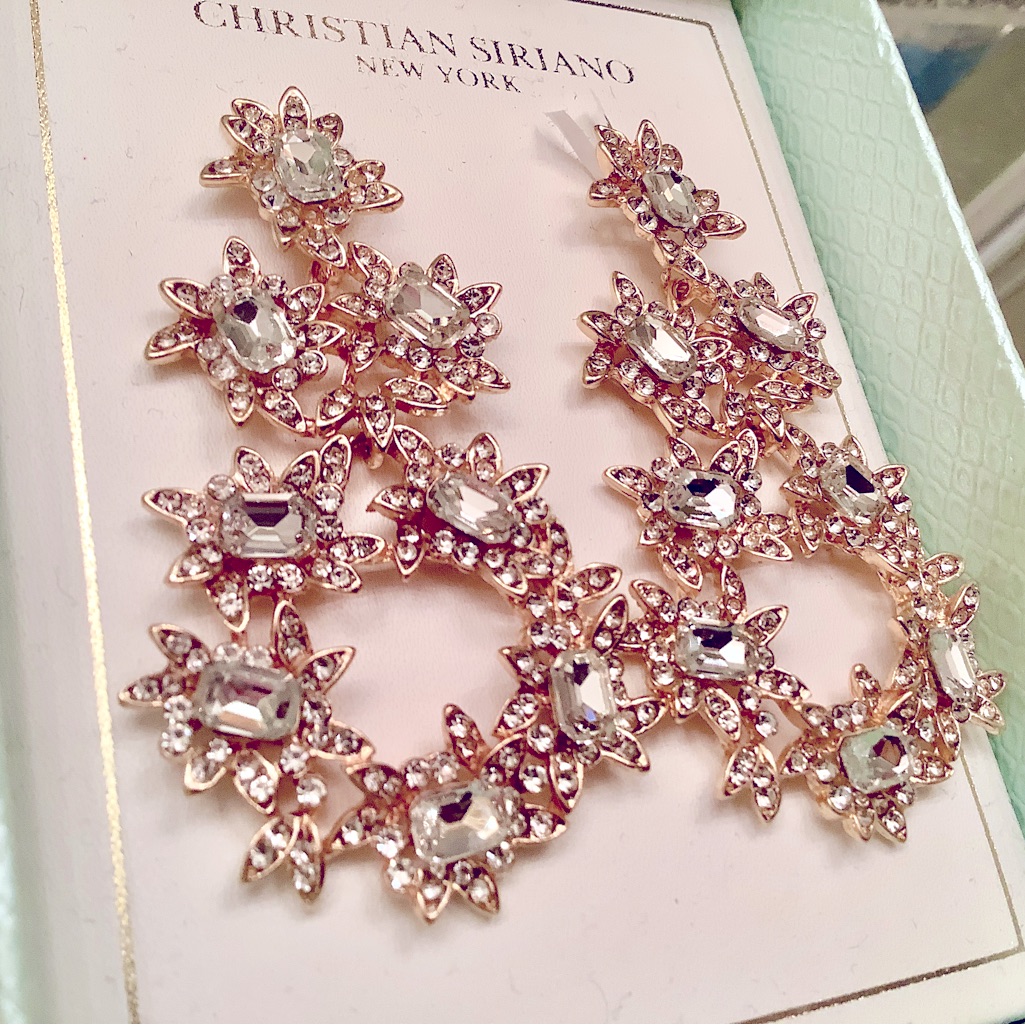 - Beautiful Designer Crystal Earrings Amazing 41$